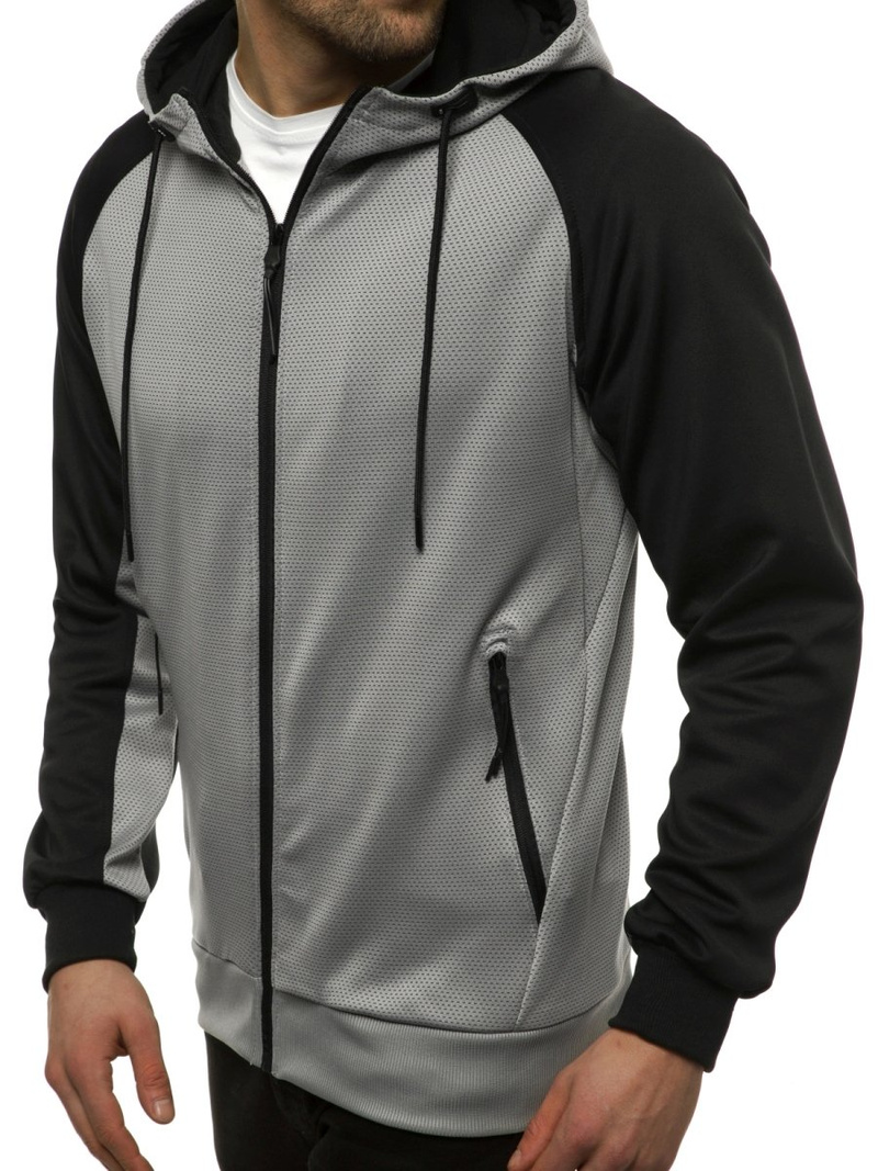 Hanorac bărbați gri OZONEE JS/88006