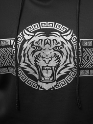 Hanorac bărbați negru OZONEE JS/8B996/3