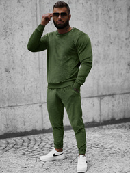 Trening catifea bărbați kaki OZONEE O/12138