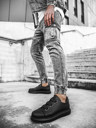 Sneakers pentru Barbati negri OZONEE CH/253