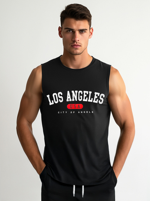 Maiou bărbați neagră OZONEE JS/8B1715/3