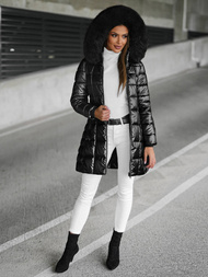 Geacă de femei neagră OZONEE JS/16M9120/392Z