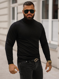 Pulover bărbați negri OZONEE O/GM301 