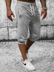 Pantaloni scurți sport bărbați gri OZONEE JS/XW07/2Z