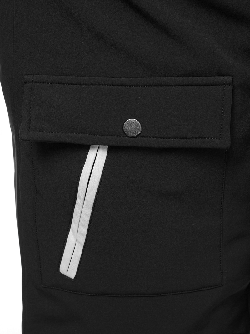 Geacă de iarnă parka bărbați neagră-albă OZONEE O/5832Z