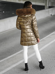 Geacă de femei aur OZONEE JS/16M9120/403Z