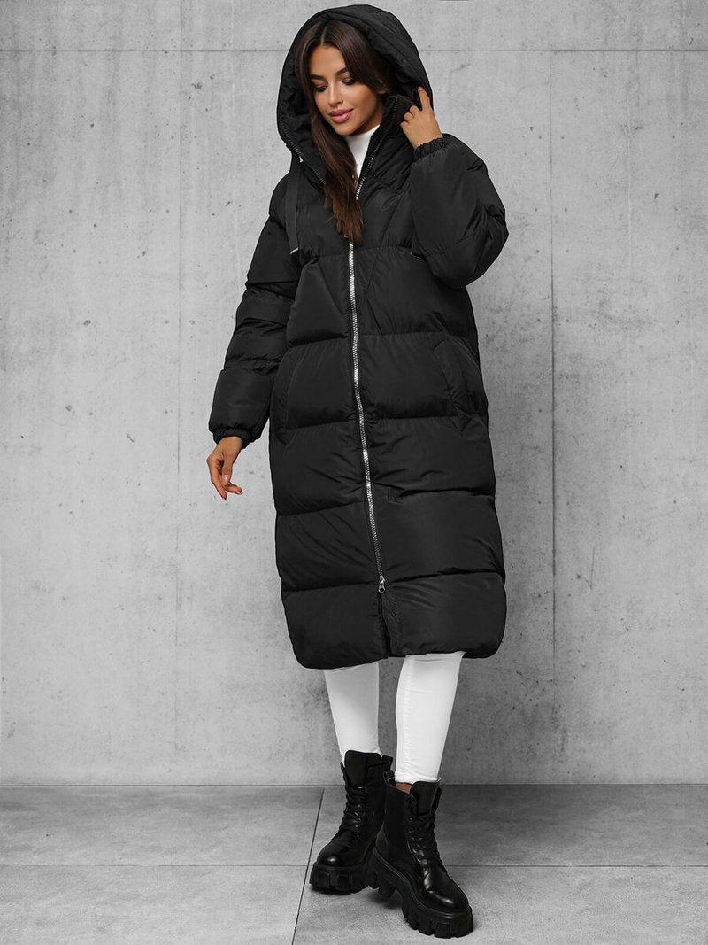 Geacă de femei neagra OZONEE JS/5M3163/392Z