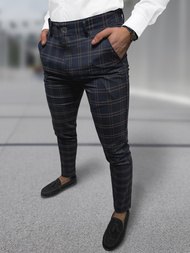 Pantaloni chino bărbaţi albastru marin OZONEE DJ/5632