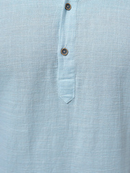 Cămașă cu mâneca scurtă bărbați albastră deschis OZONEE O/V46