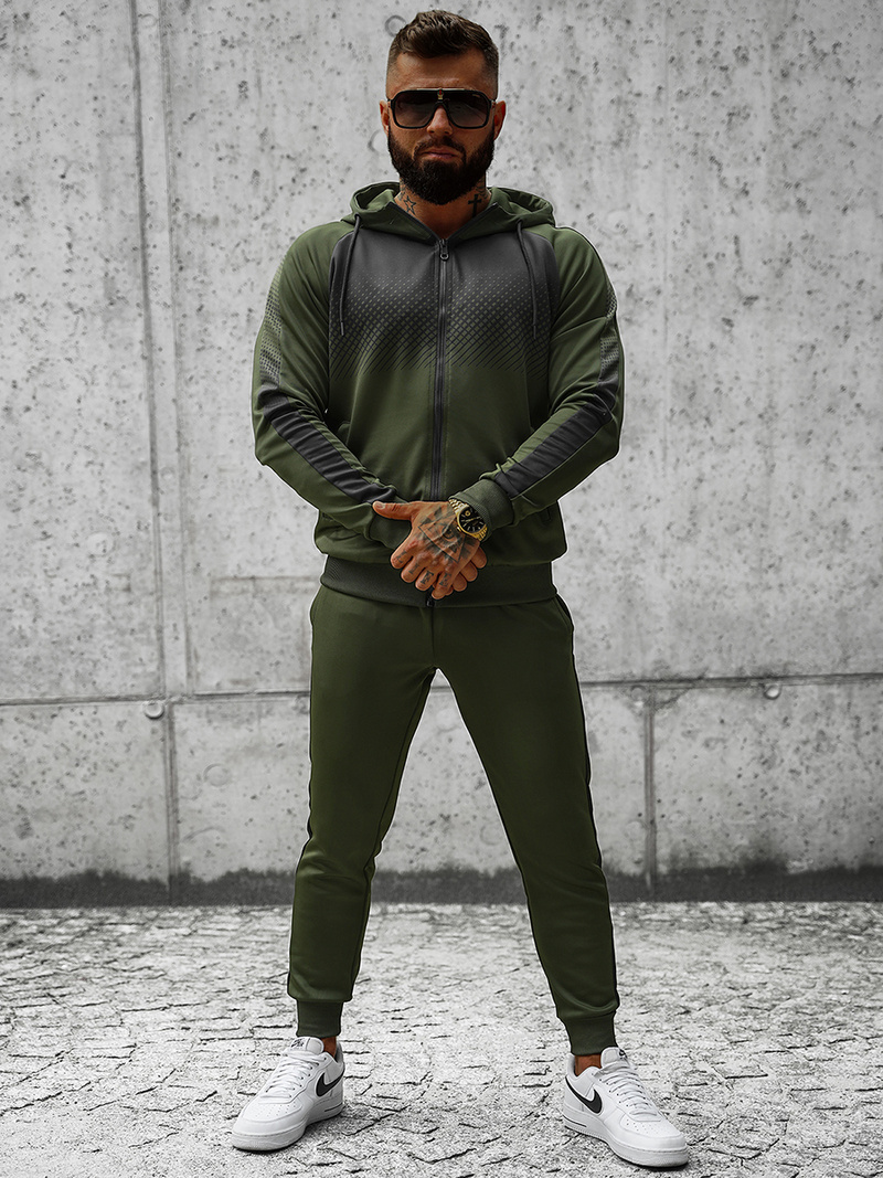 Compleu sport bărbaţi verde OZONEE JS/C8116