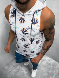 Maiou bărbați alb OZONEE O/BL305Z