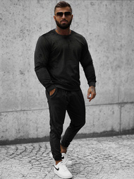 Trening catifea bărbați negru OZONEE O/12138