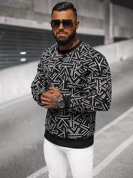 Bluză bărbați neagră OZONEE JS/8B1219/3