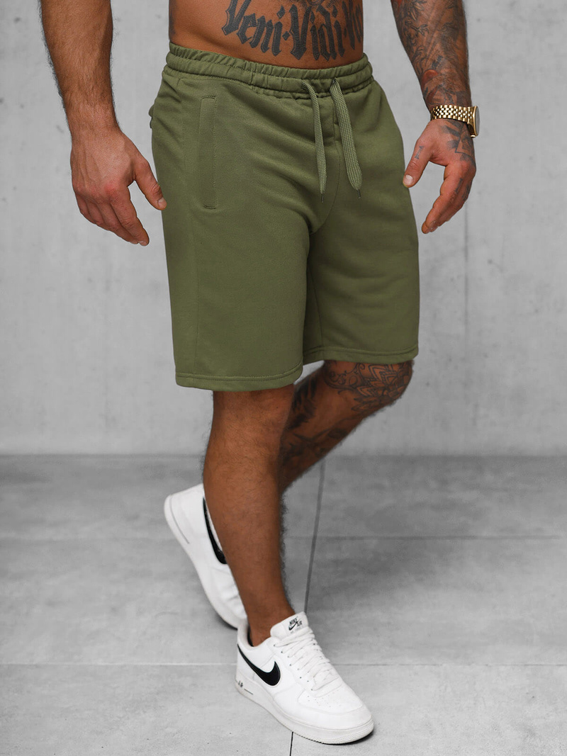 Pantaloni scurți sport bărbați kaki OZONEE JS/8K1551/29