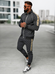 Compleu sport bărbaţi negru OZONEE O/FF5110AB