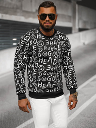 Bluză bărbați neagră OZONEE JS/8B1221/3