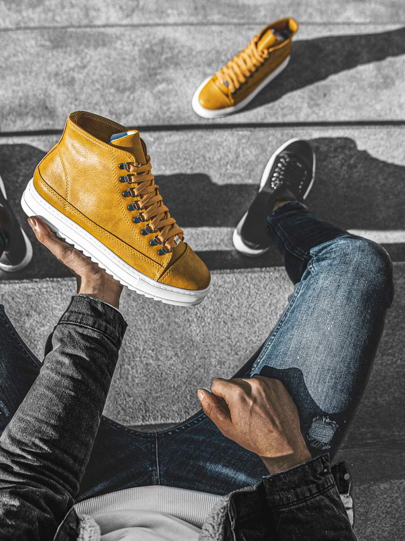 SNEAKERS mare camel OZONEE W/034