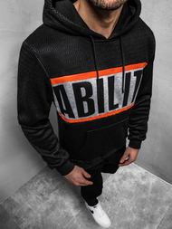 Hanorac bărbați neagră OZONEE JS/KS1936Z