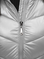 Geacă de iarnă femei argintiu OZONEE JS/M9053/92