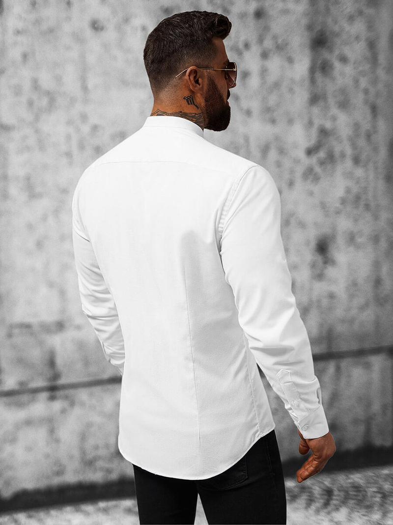 Cămașă bărbați albă OZONEE O/V07