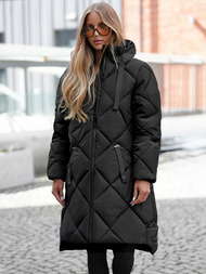 Geacă de femei neagra OZONEE JS/5M3168/392Z