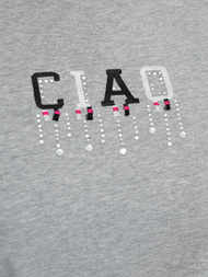 Tricou femei gri OZONEE JS/RJ77542