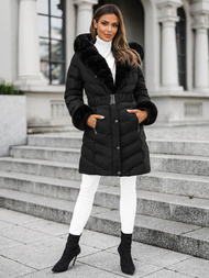 Geacă de femei neagra OZONEE JS/5M3156/392Z