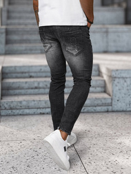 Blugi bărbaţi negri OZONEE NB/MP0070N