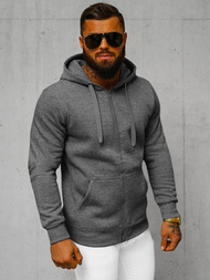 Hanorac bărbați gri închis OZONEE JS/2008Z