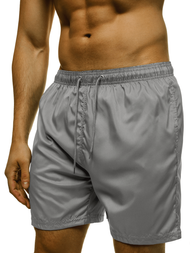Pantaloni scurti de baie bărbați gri OZONEE O/YW07008/3