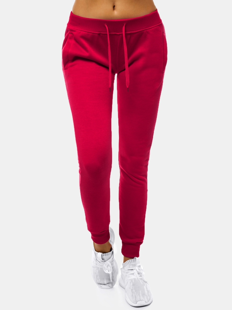 Pantaloni de training femei bordo OZONEE JS/CK01