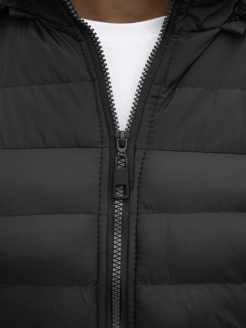 Jachetă bărbați neagră OZONEE JS/M792/392