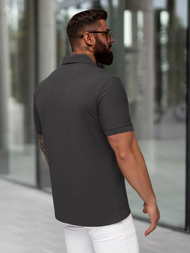 Tricou polo bărbați antracit OZONEE NB/MT3124