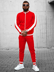 Compleu sport bărbaţi roșu OZONEE JS/8C99/18Z