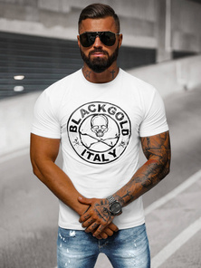 Tricou bărbați alb OZONEE NB/MT3074