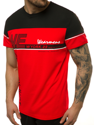 Tricou bărbați rosii OZONEE JS/SS11002