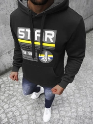 Hanorac bărbați neagră OZONEE JS/Y10055