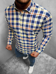 Cămașă bărbați colorat OZONEE O/1022