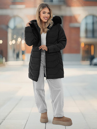 Geacă de femei neagra OZONEE JS/16M9121/392Z