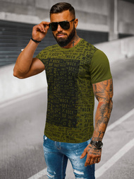 Tricou bărbați verde OZONEE O/T122/29Z