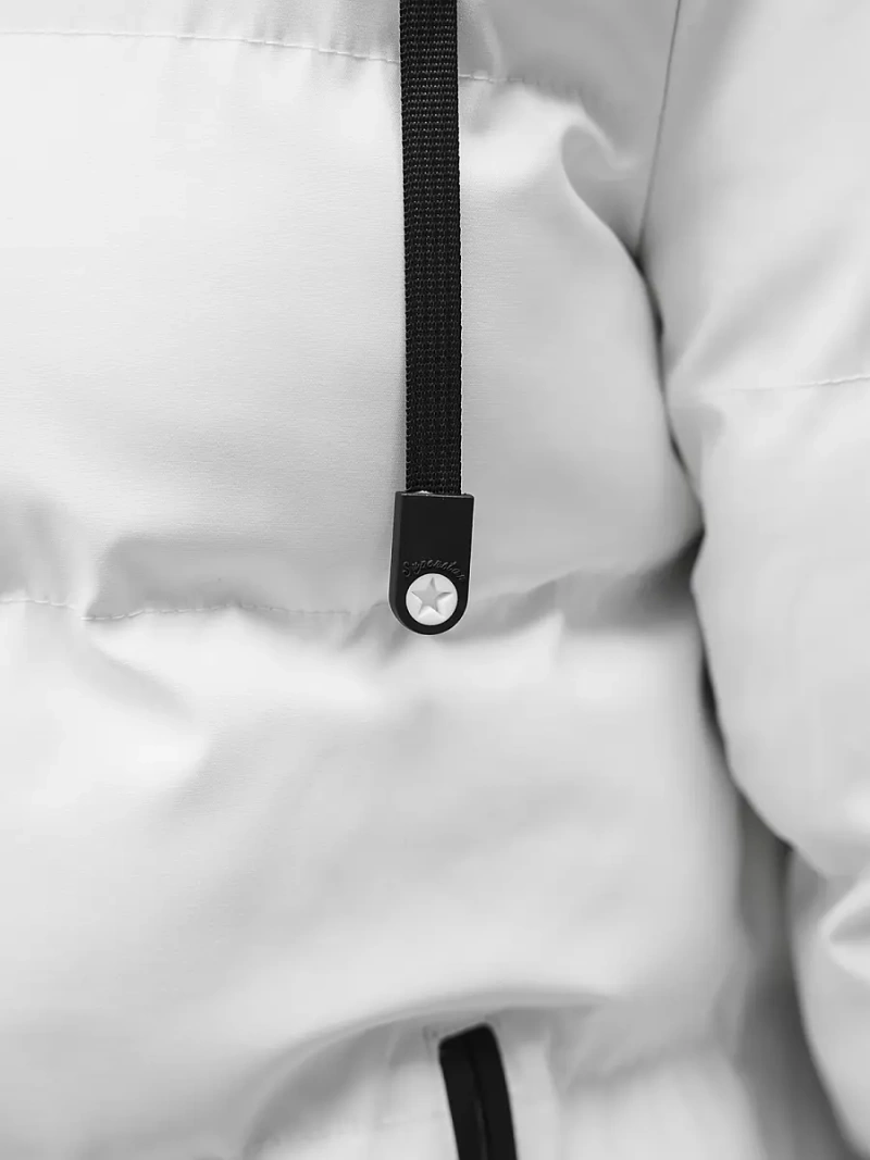 Geacă reversibilă bărbați albă OZONEE JS/M761/281