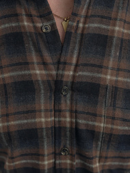 Cămașă bărbați albastru marin OZONEE V/V177Z