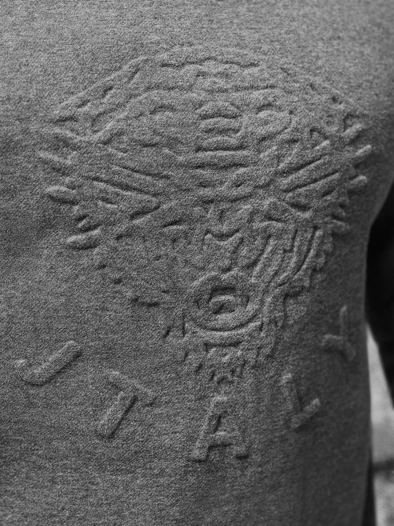 Bluză bărbați antracit OZONEE NB/MF2010