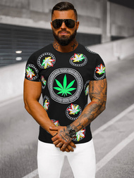 Tricou bărbați negru OZONEE O/T135/3