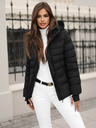 Geacă de iarnă femei neagră OZONEE JS/M769/392Z