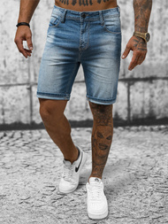 Pantaloni scurti bărbați albaștri OZONEE NB/MP0264BC