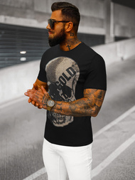 Tricou bărbați negru OZONEE NB/MT3038Z