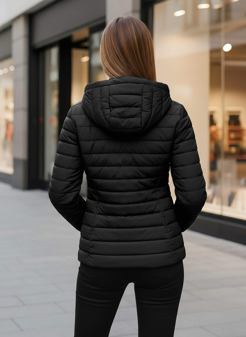 Geacă damă neagra OZONEE JS/16M9103/392Z