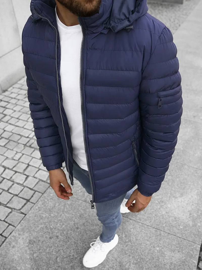 Jachetă bărbați albastru marin OZONEE JS/M792/215