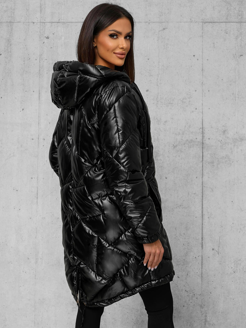 Geacă de femei neagra OZONEE JS/5M3189/392Z